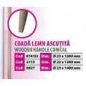 Coada lemn ascutita