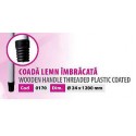 Coada lemn imbracata